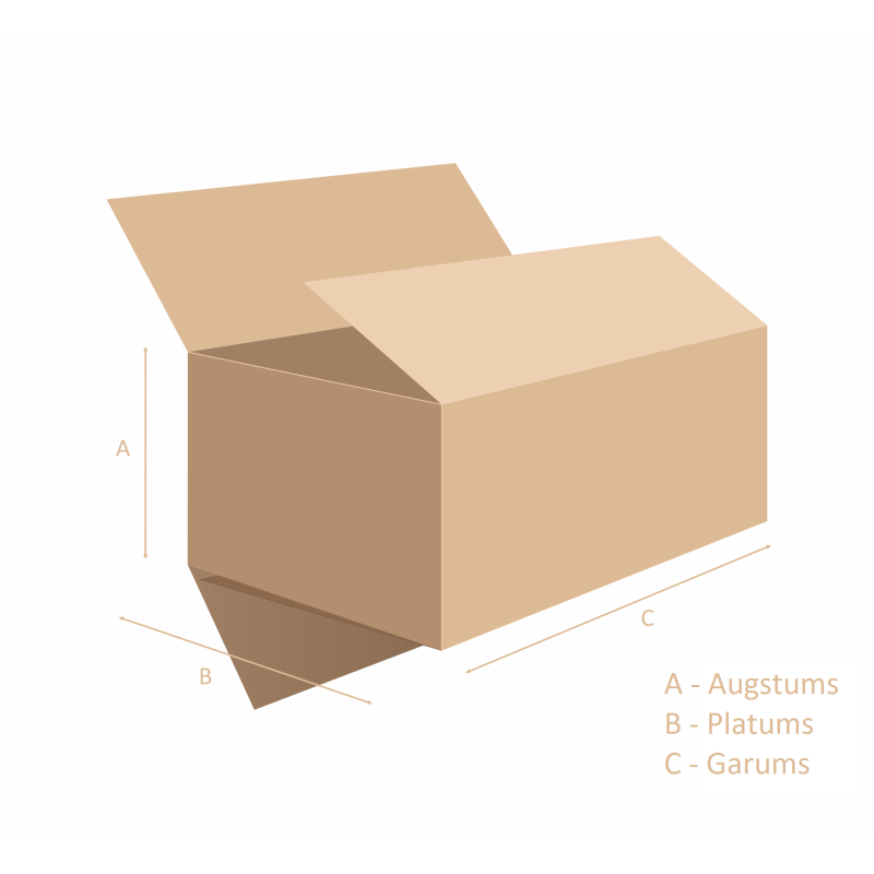 FEFCO 0203 - Box with overlapping flaps