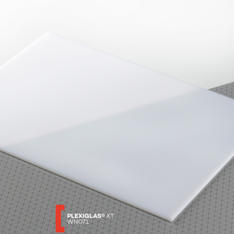 Organiskais stikls PLEXIGLAS®XT pienbalts WN071 2050 x 3050 x 5 mm