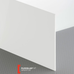 Organic glass PLEXIGLAS®XT milk white WN297 2050 x 3050 x  3-5 mm