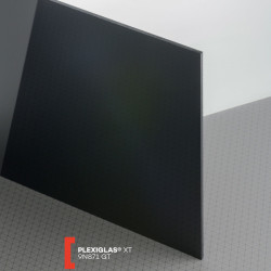 Organic glass PLEXIGLAS®XT black 9N871 2050 x 3050 x  3-10 mm